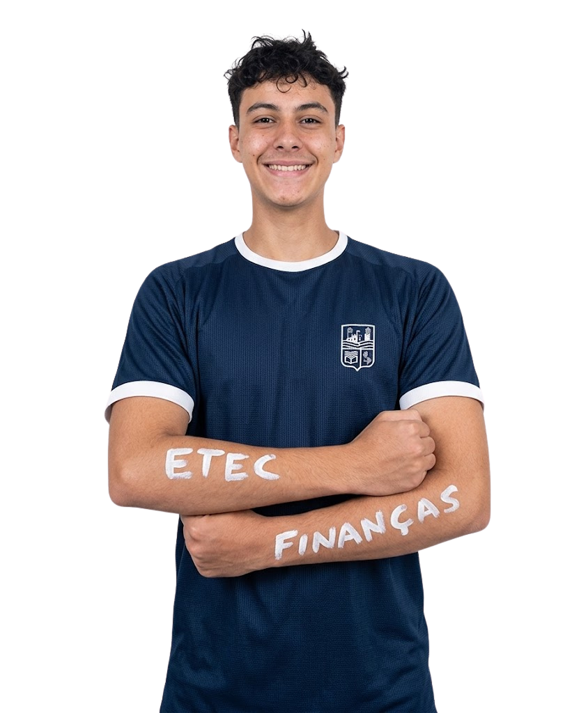 Fotografia de Arthur, aluno aprovado na ETEC de Embu das Artes no curso de Administração